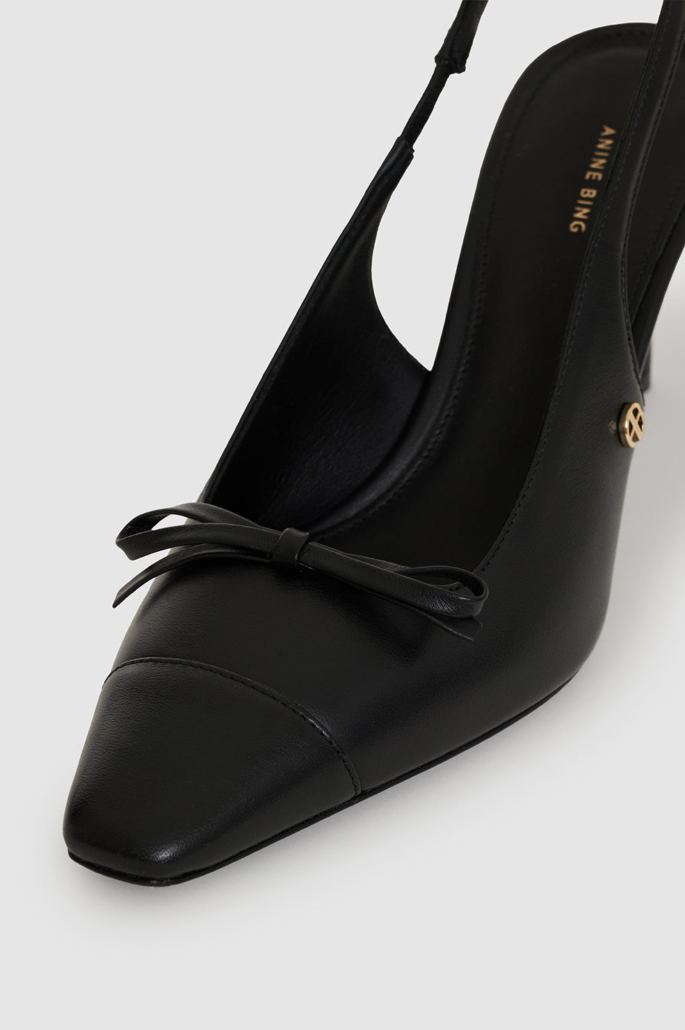 ANINE BING Freya Slingbacks - Black