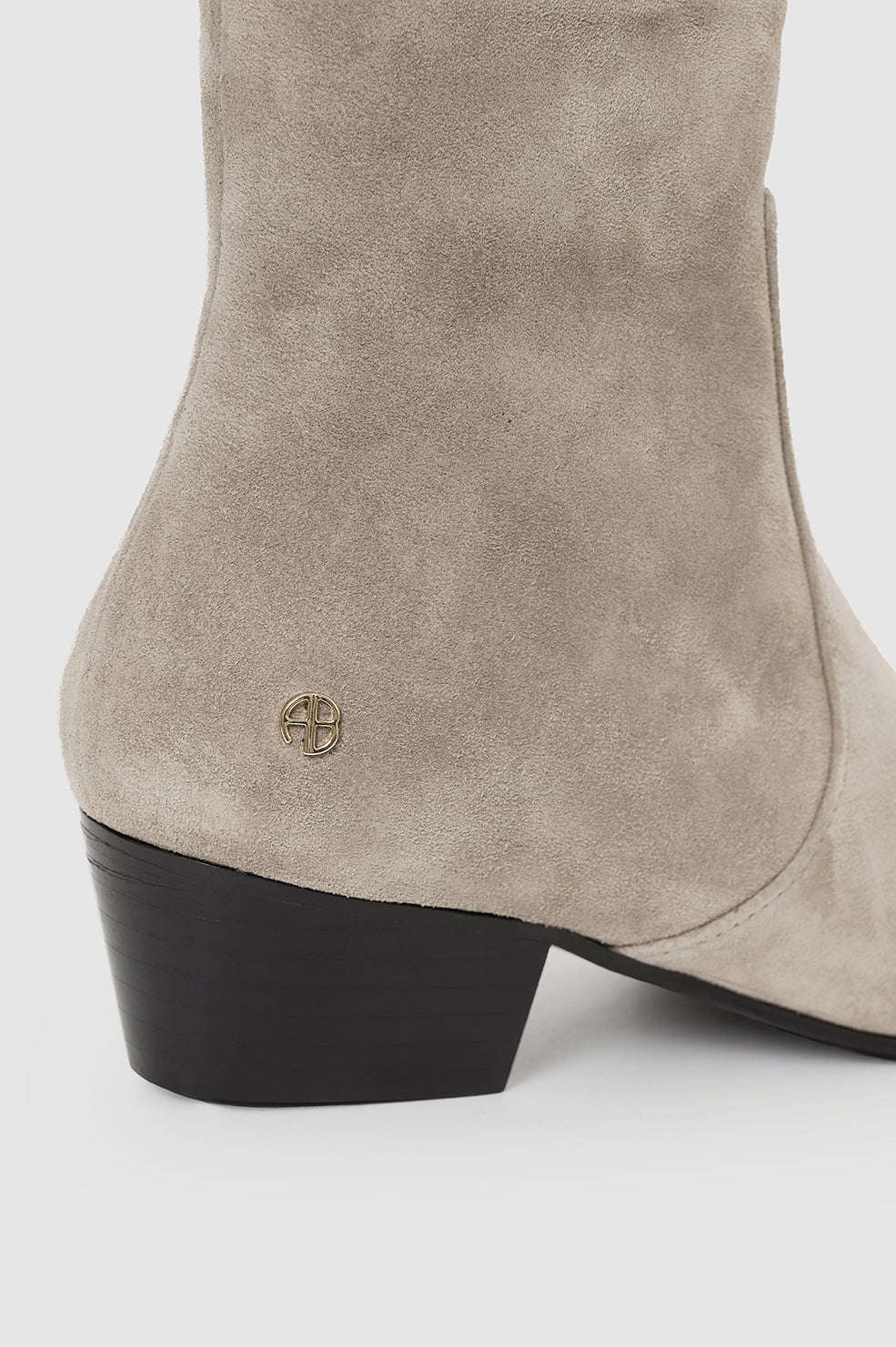 Freya Flat Boots - Dark Brown Suede View 5