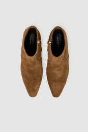 ANINE BING Freya Flat Boots - Tobacco - top view