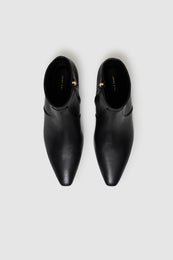 ANINE BING Freya Flat Boots - Black - top view