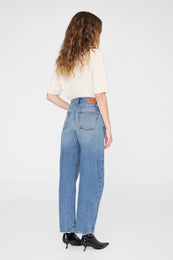 ANINE BING Fritz Jean - Baltic Blue - on model back 