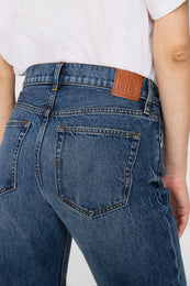 ANINE BING Gavin Jean - Ultramarine Indigo - On Model Back Detail 