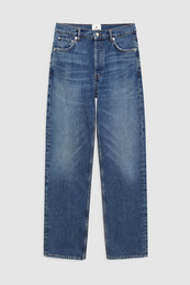 ANINE BING Gavin Long Jean - Mosaic Blue - front view