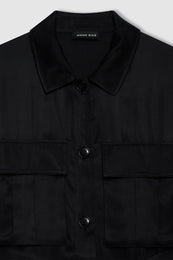 ANINE BING Geri Dress - Washed Black - Detail View 