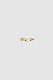 ANINE BING Gradual Diamond Pinky Ring - 14k Gold