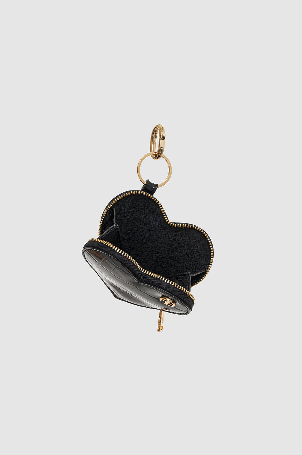 Harriett Coin Purse - Black Embossed