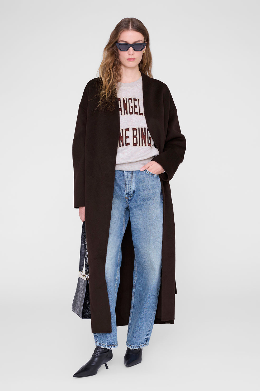 Harry Shrunken Sweatshirt La - Vintage Black View 5