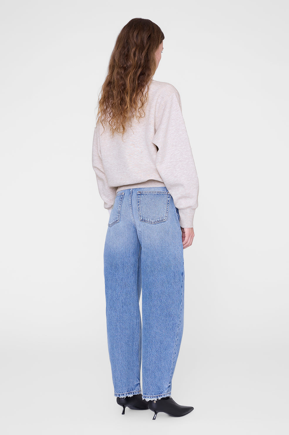 Harry Shrunken Sweatshirt La - Vintage Black View 2