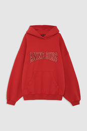 ANINE BING Harvey Sweatshirt - Tango Red - front view