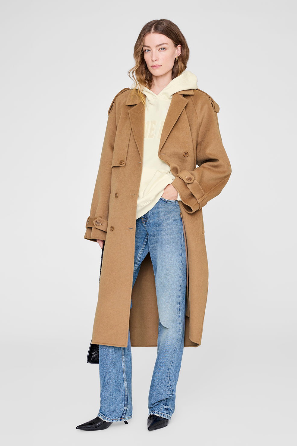 Harvey Sweatshirt - Dark Washed Black View 5