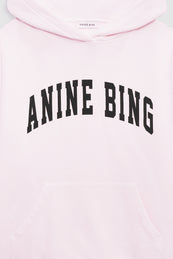 ANINE BING Harvey Sweatshirt - Washed Pink - detail view