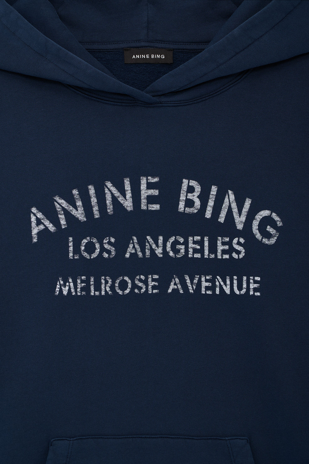 Harvey Sweatshirt Paris Stencil - Heather Grey View 4