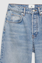 ANINE BING Heath Jean - Blizzard Blue - Detail View 