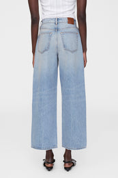 ANINE BING Heath Jean - Blizzard Blue - On Model Back Second Image 