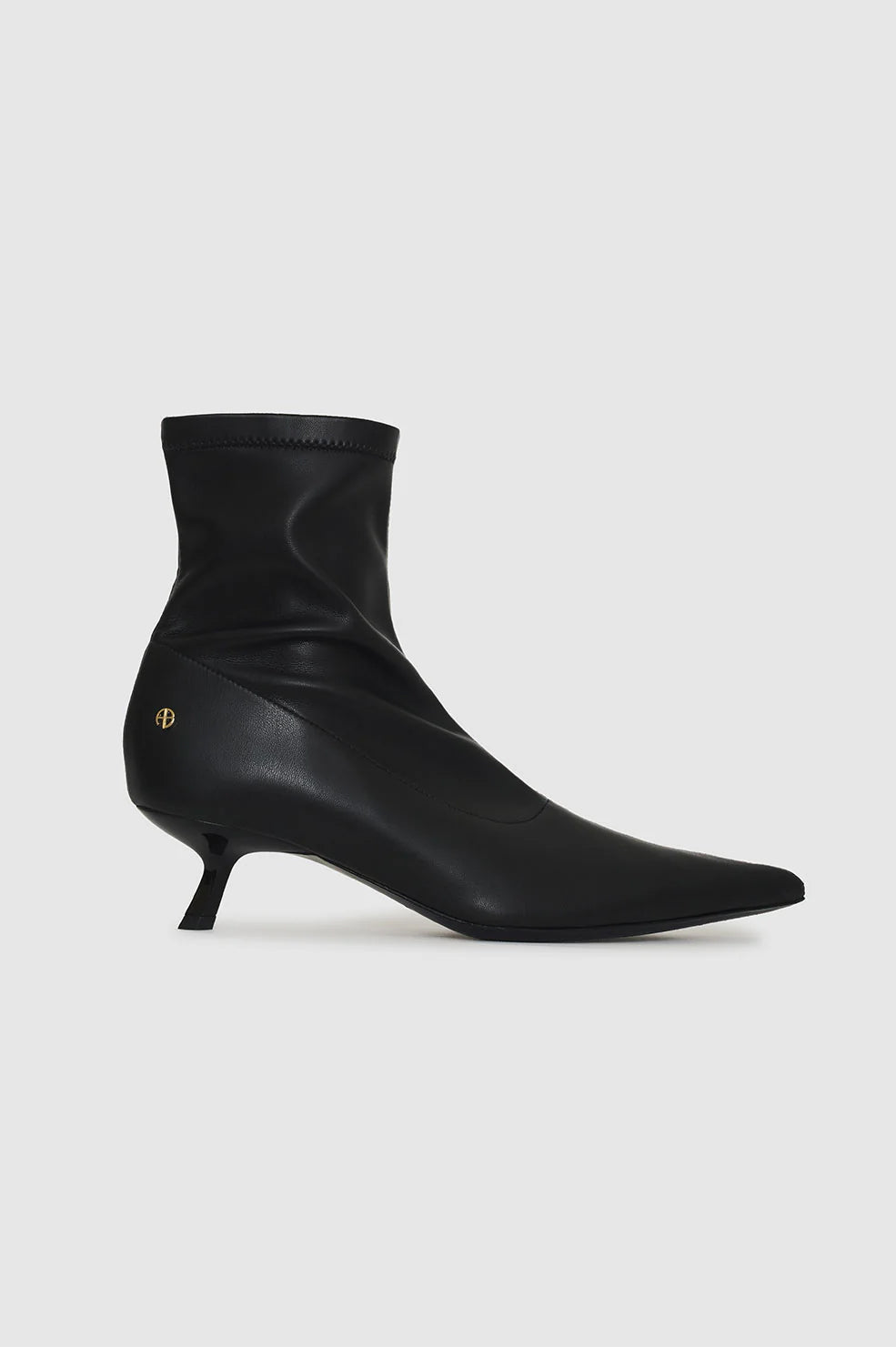 ANINE BING Hilda Boots - Black - Side View 