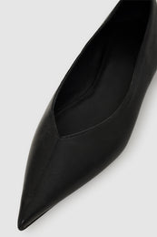 ANINE BING Hilda Ballerinas - Black - detail view