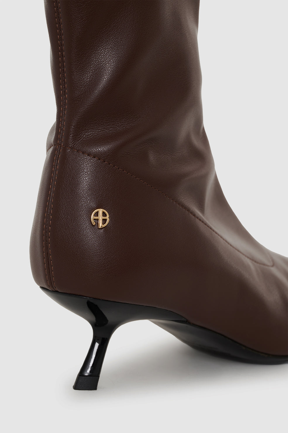ANINE BING Hilda Boots - Brown - Detail View