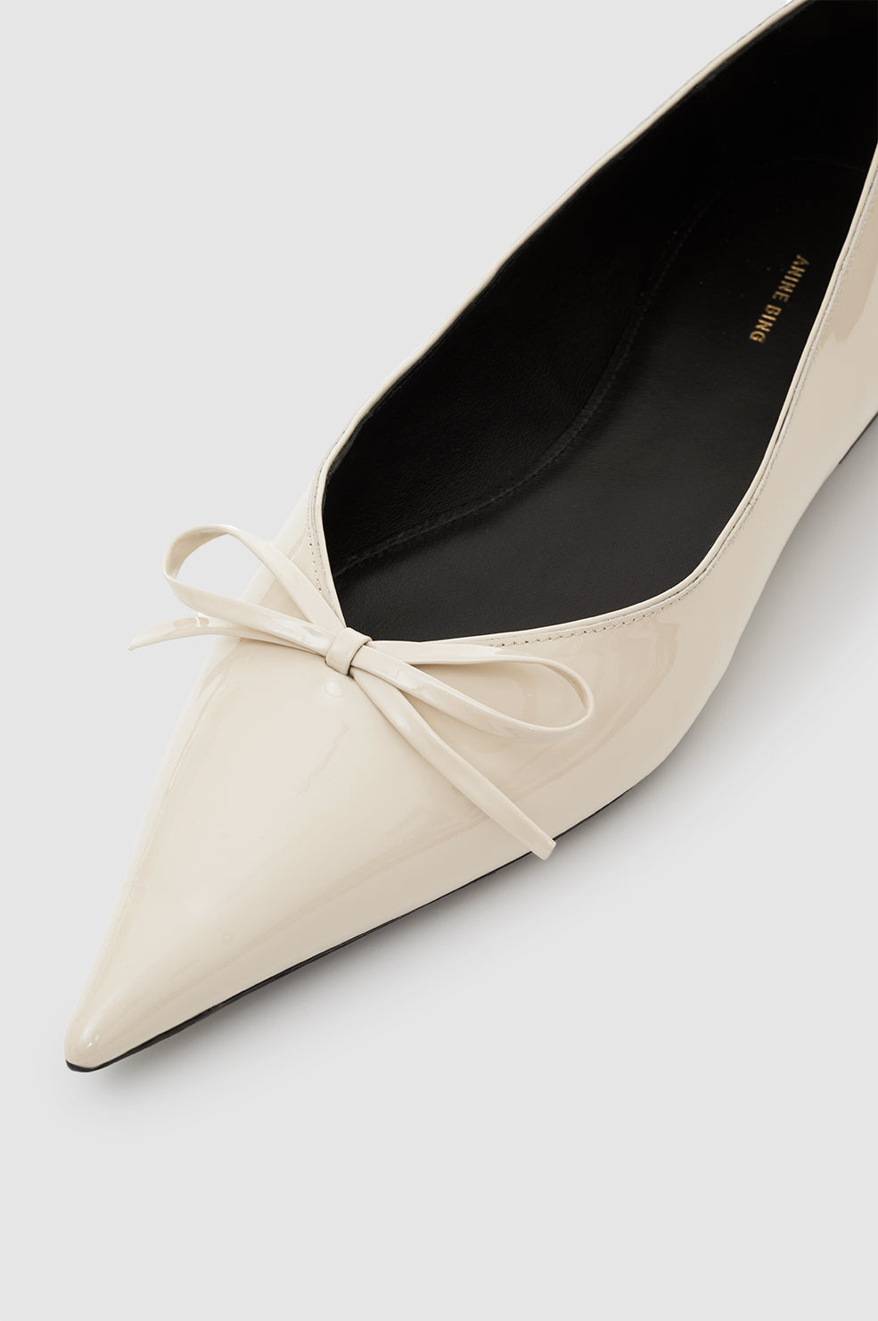 Hilda Flats - Bone Patent View 5