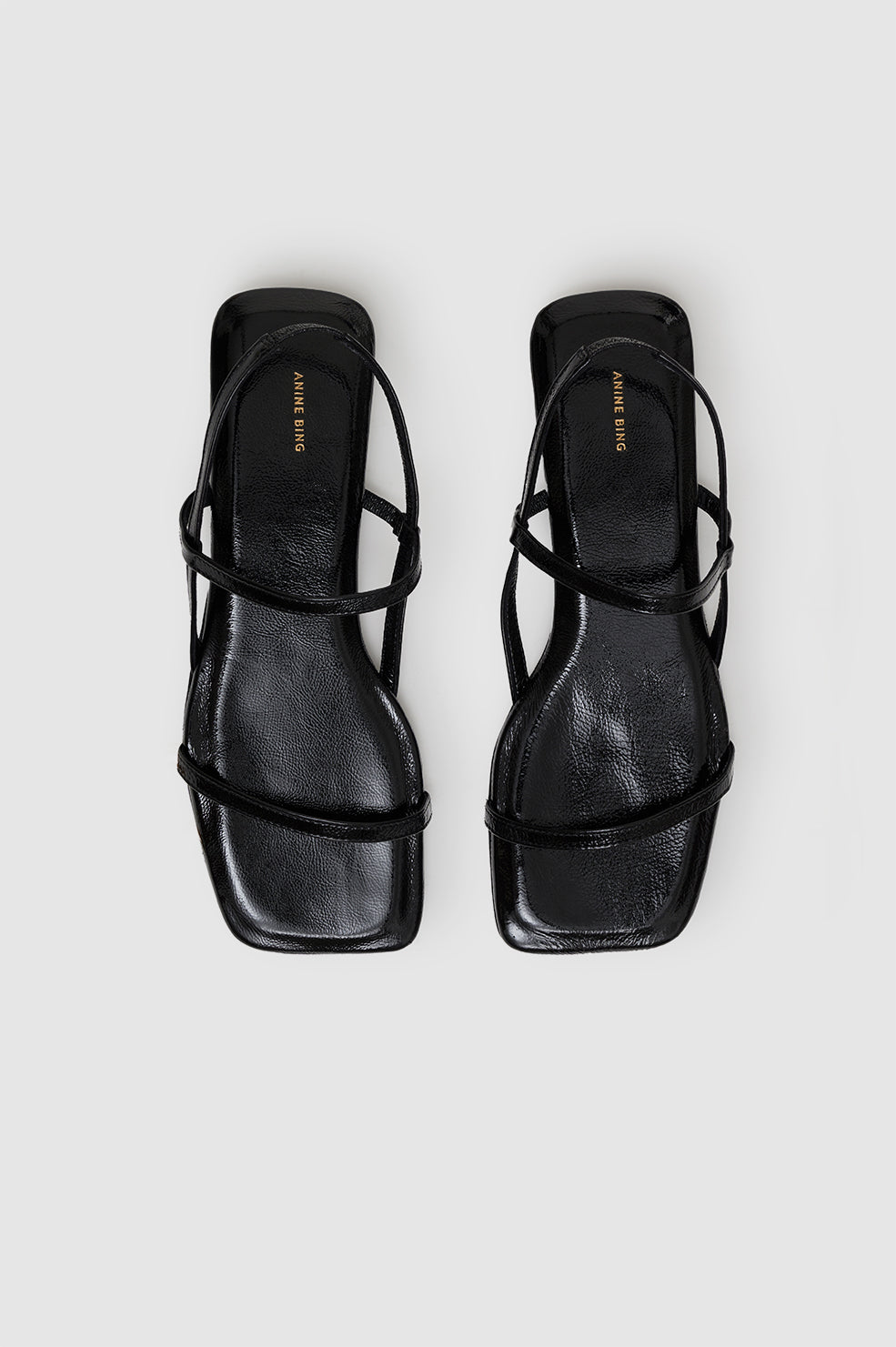 Hilda Flat Sandals - Black
