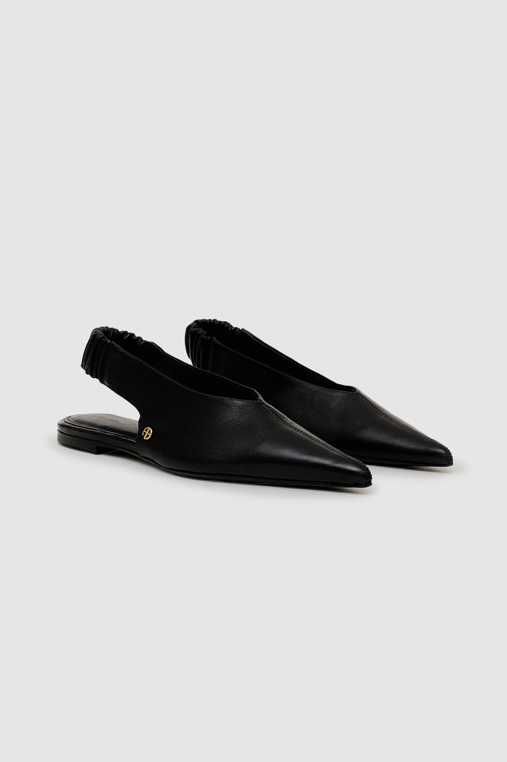 Hilda Slingback Flats - Black View 4