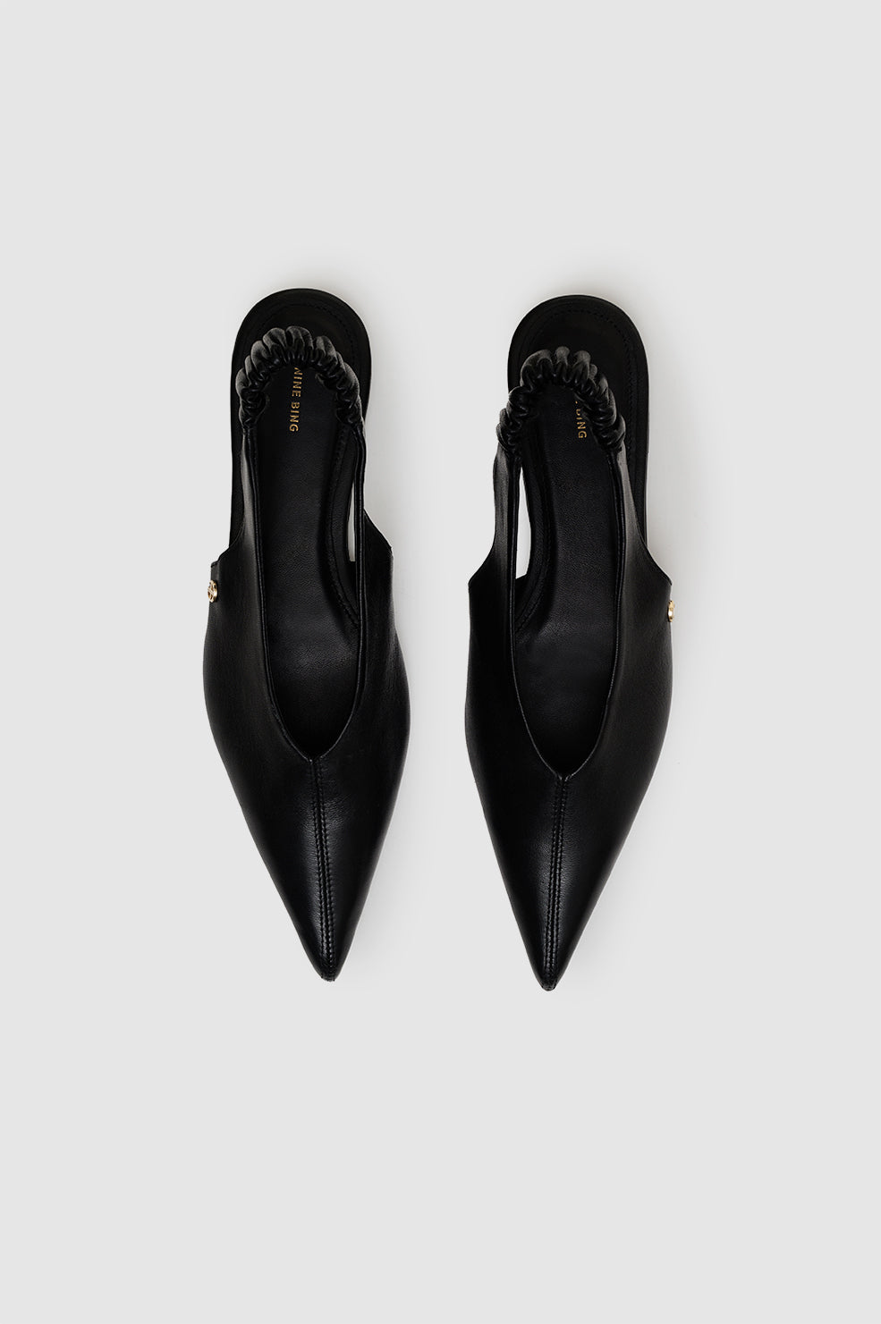 Hilda Slingback Flats - Black View 2