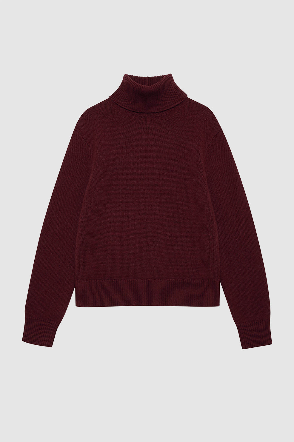 ANINE BING Idra Sweater - Cabernet - Front View