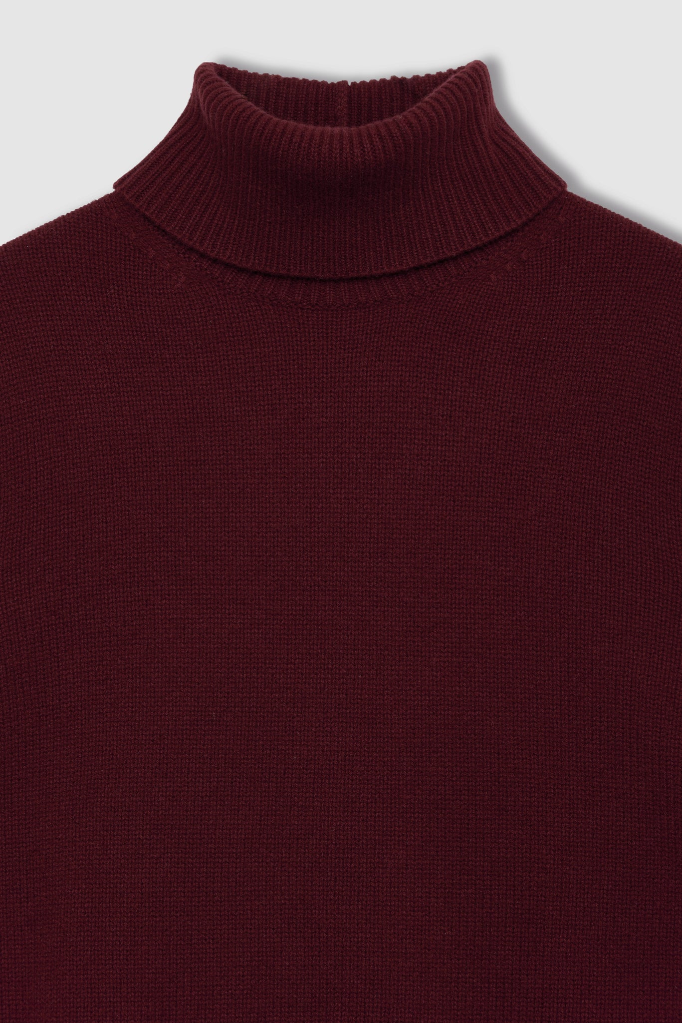 ANINE BING Idra Sweater - Cabernet - Detail View