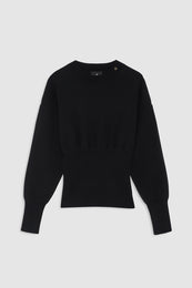 ANINE BING Imane Sweater - Black - front view