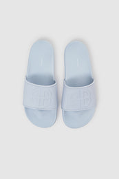 ANINE BING Isla Slides - Pale Blue - top view 