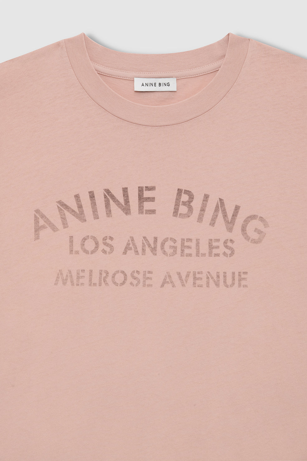 Ivan Long Sleeve Melrose Stencil - Washed Blushed View 3