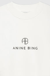 ANINE BING Jaci Sweatshirt Monogram - Ivory