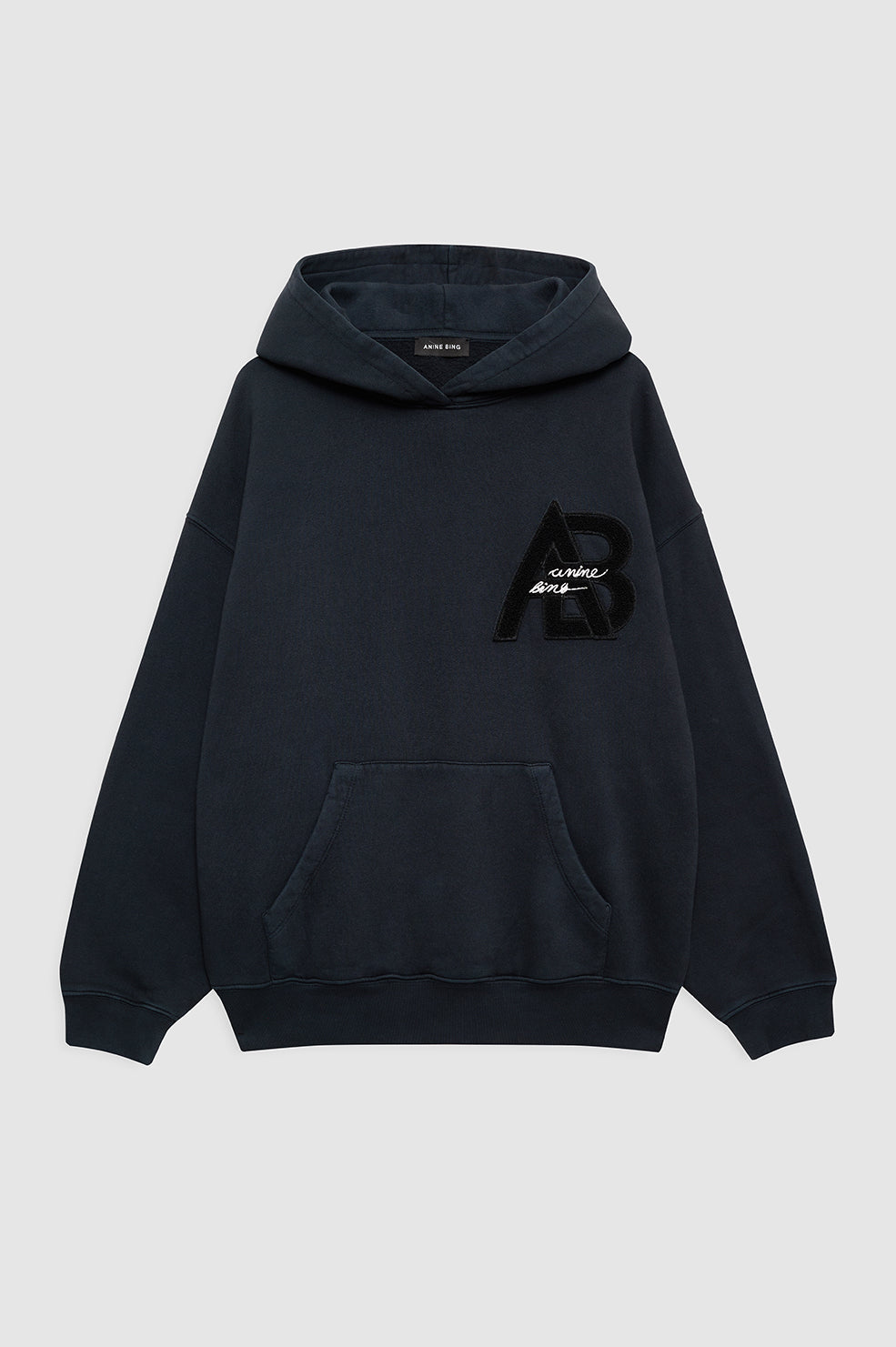 Jaci Hoodie Letterman - Vintage Black View 3