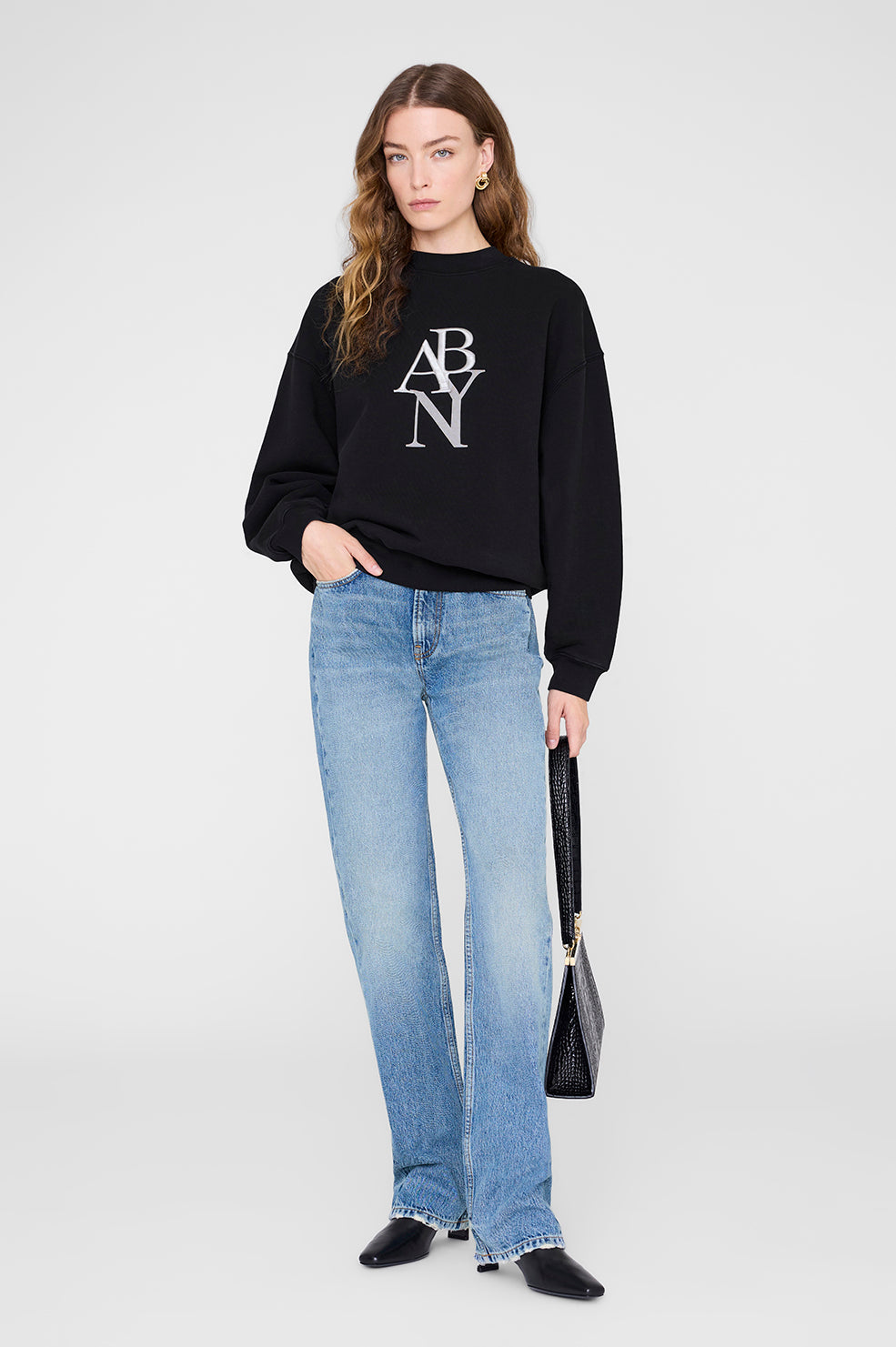 Jaci Sweatshirt Ab Ny - Black