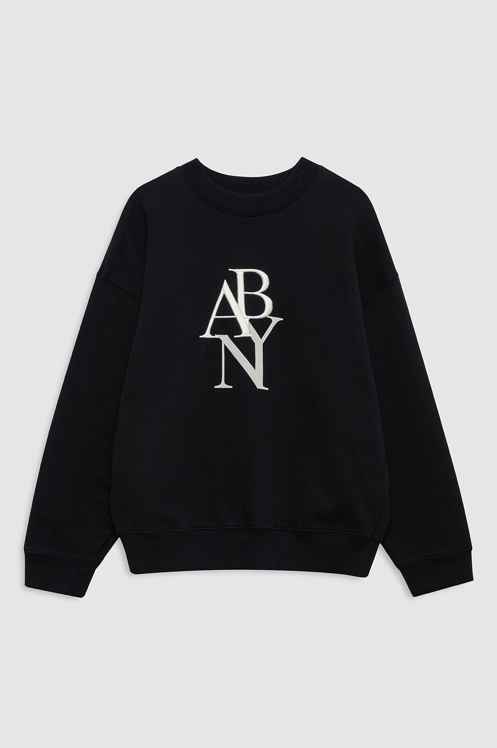 featured-img|ANINE BING Jaci Sweatshirt Ab Ny - Black - front view