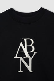 ANINE BING Jaci Sweatshirt Ab Ny - Black - detail view