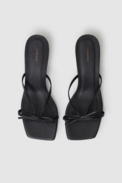 ANINE BING Jackie Heels - Black - Top View 