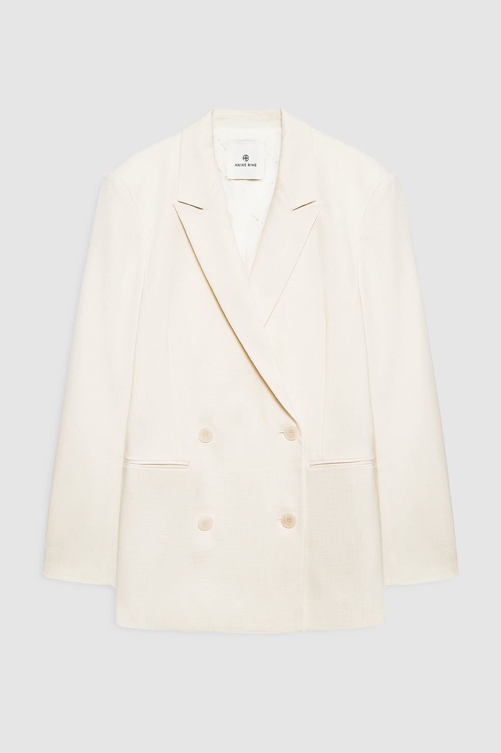 Jasmine Blazer - Cream View 3