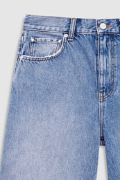 ANINE BING Jasper Short - Pacific Blue - detail view