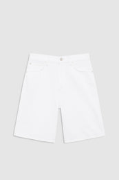 featured-img|ANINE BING Jasper Short - White - front view