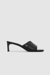 ANINE BING Jayden Mule Sandals - Black - side view