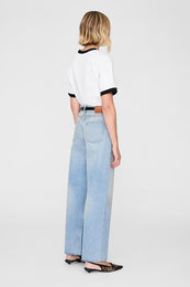 ANINE BING Jaylin Tee Paris - Ivory - On Model Back 