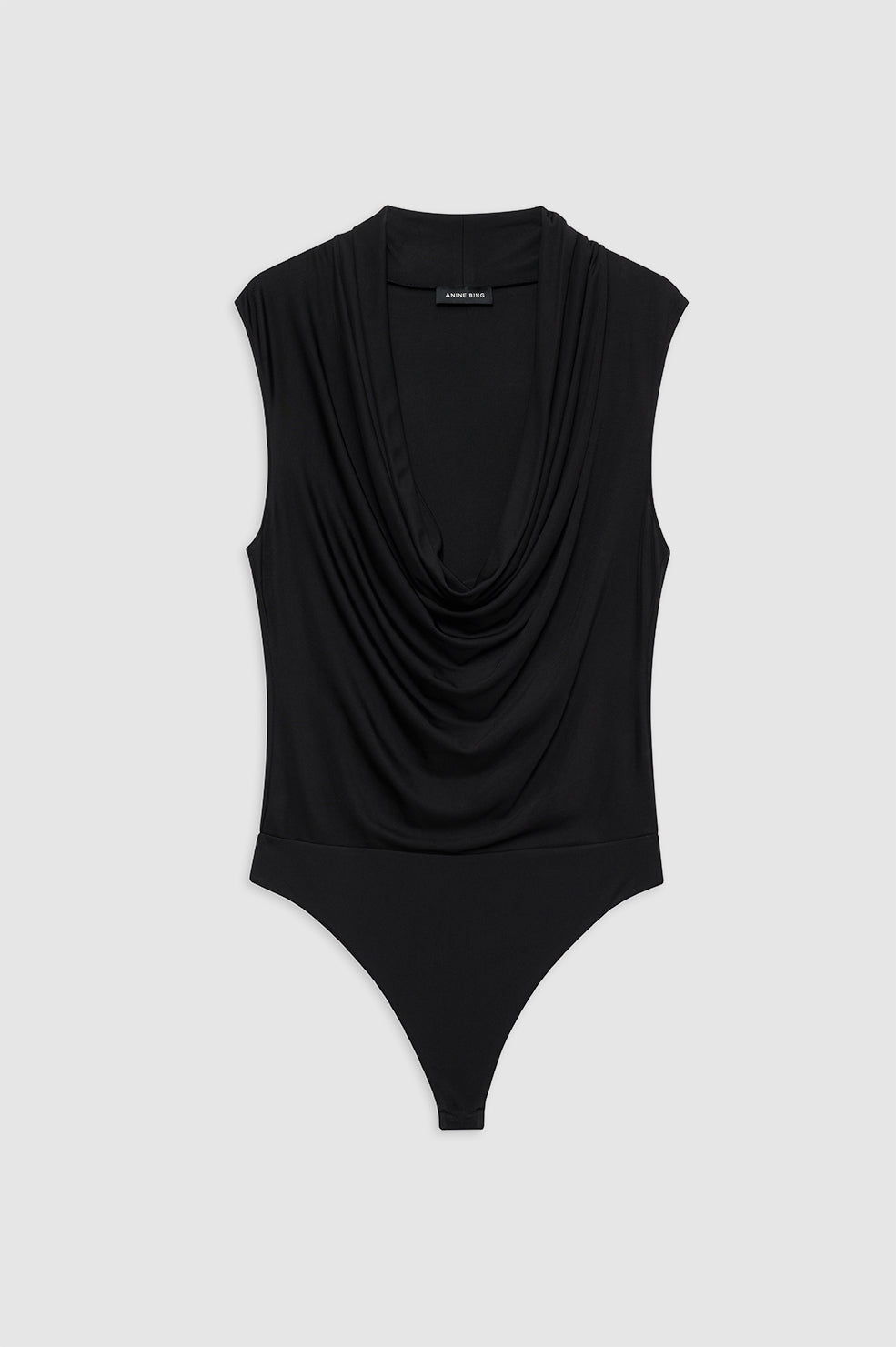 featured-img|ANINE BING Jeanette Bodysuit - Black -Front View