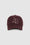 ANINE BING Jeremy Baseball Cap Letterman - Dark Burgundy