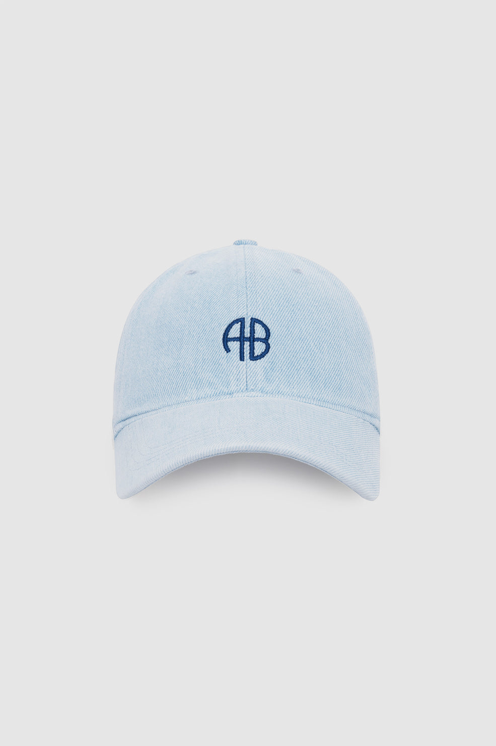 ANINE BING Jeremy Baseball Cap - Lucid Blue - front view