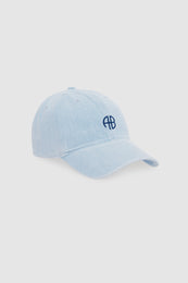 ANINE BING Jeremy Baseball Cap - Lucid Blue - side view