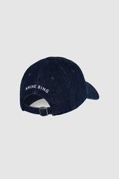 ANINE BING Jeremy Baseball Cap Ab - Ink Blue - back view
