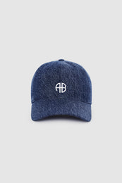ANINE BING Jeremy Baseball Cap Ab - Clean Indigo - Front View