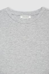 ANINE BING Jo Long Sleeve Tee - Heather Grey