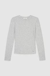 featured-img|ANINE BING Jo Long Sleeve Tee - Heather Grey