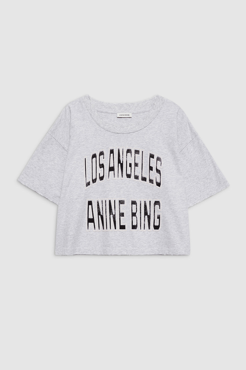 Johnny Cropped Tee - Washed Black View 3